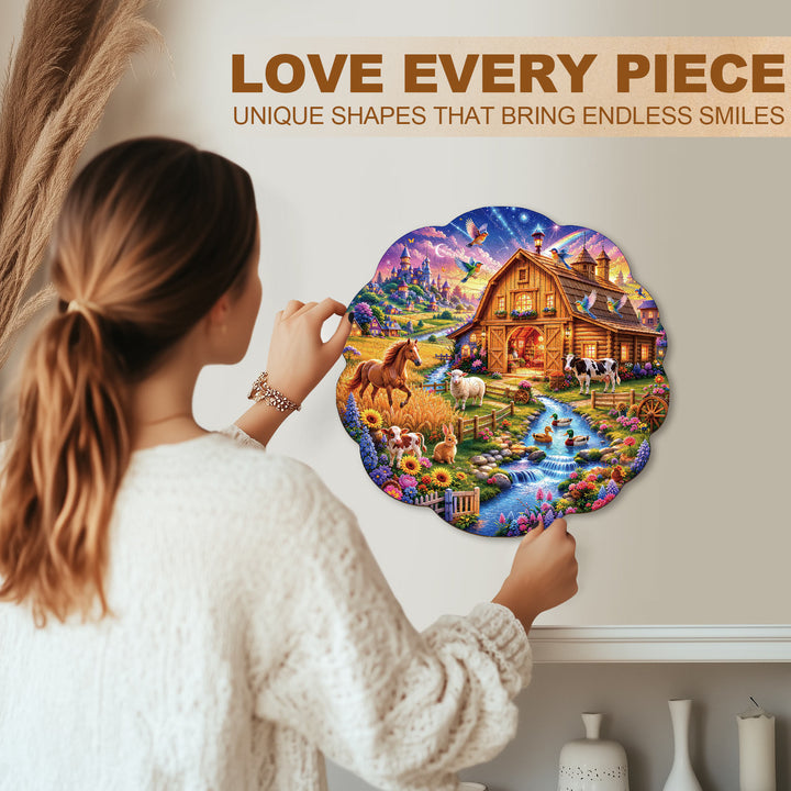 Magic Meadow Wooden Jigsaw Puzzle