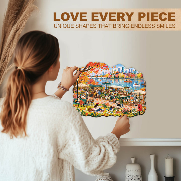 Park Holiday Wooden Jigsaw Puzzle