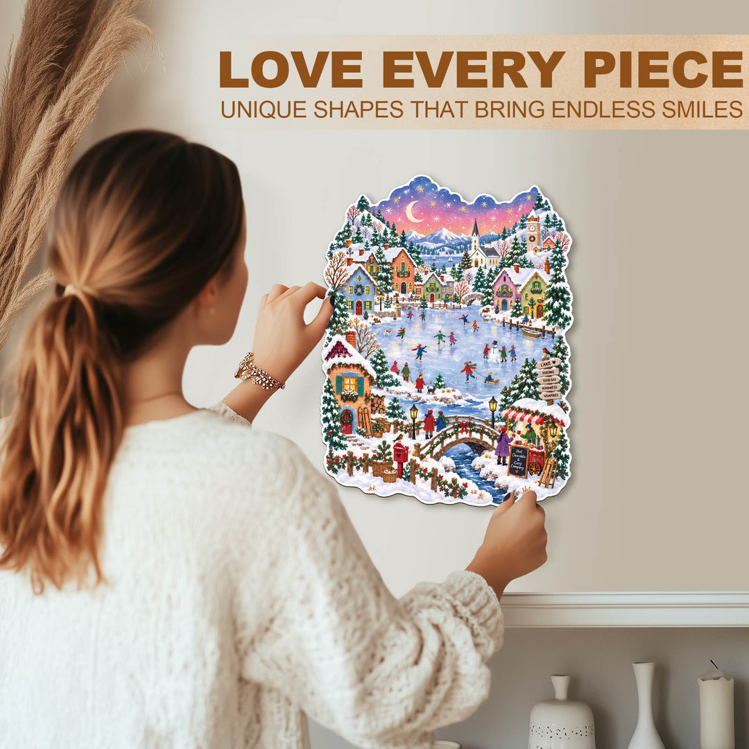 Winter Fairytale Wooden Jigsaw Puzzle