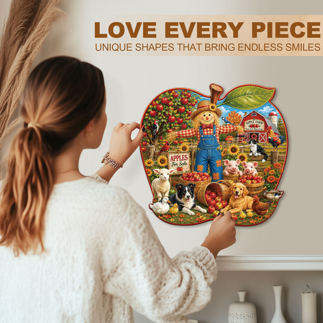 Apple Farm Wooden Jigsaw Puzzle