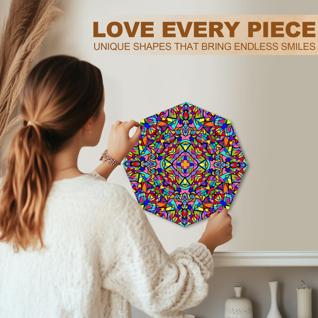 Shattered Prism Mandala - By Artist Lori Anne McKague