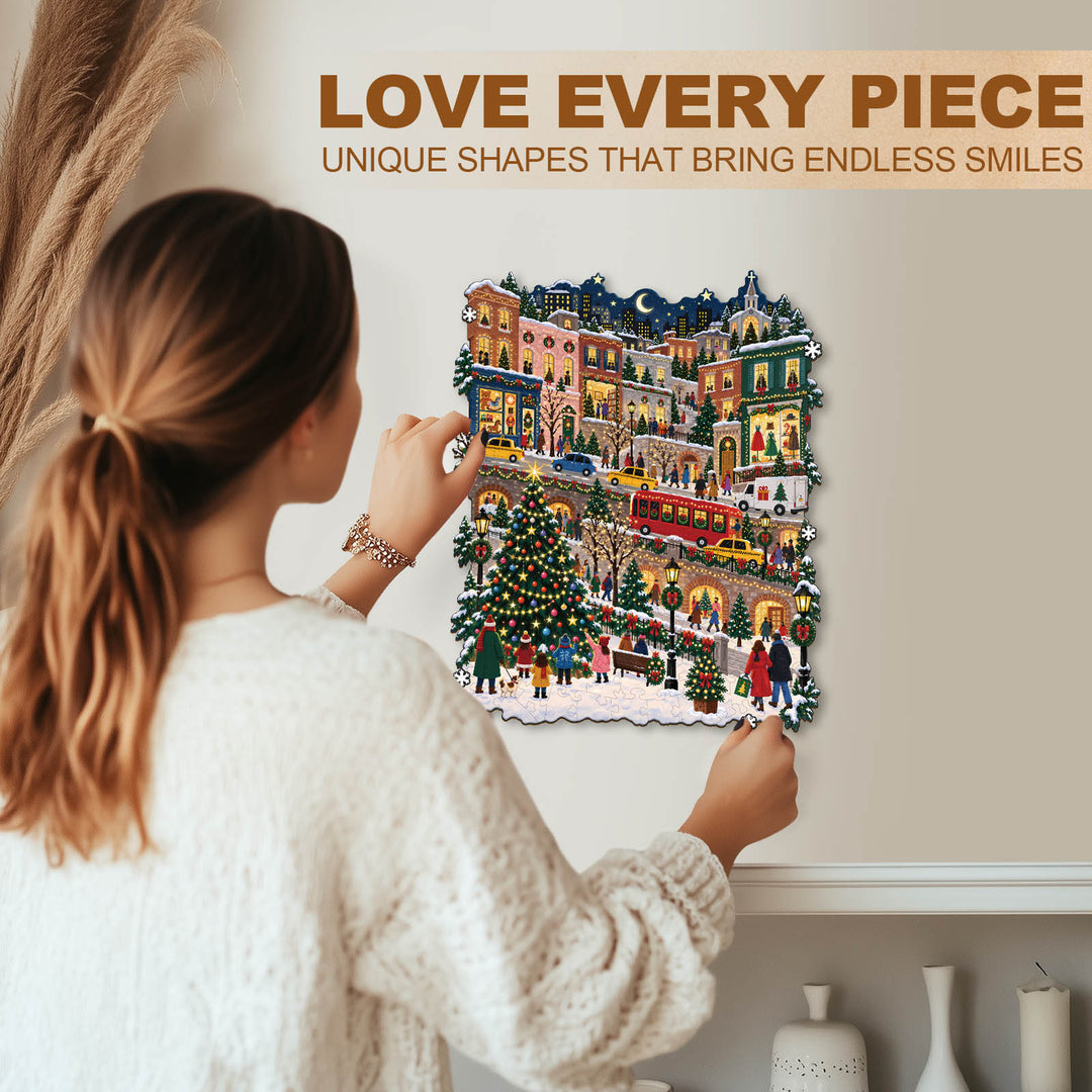 Christmas Corner Wooden Jigsaw Puzzle