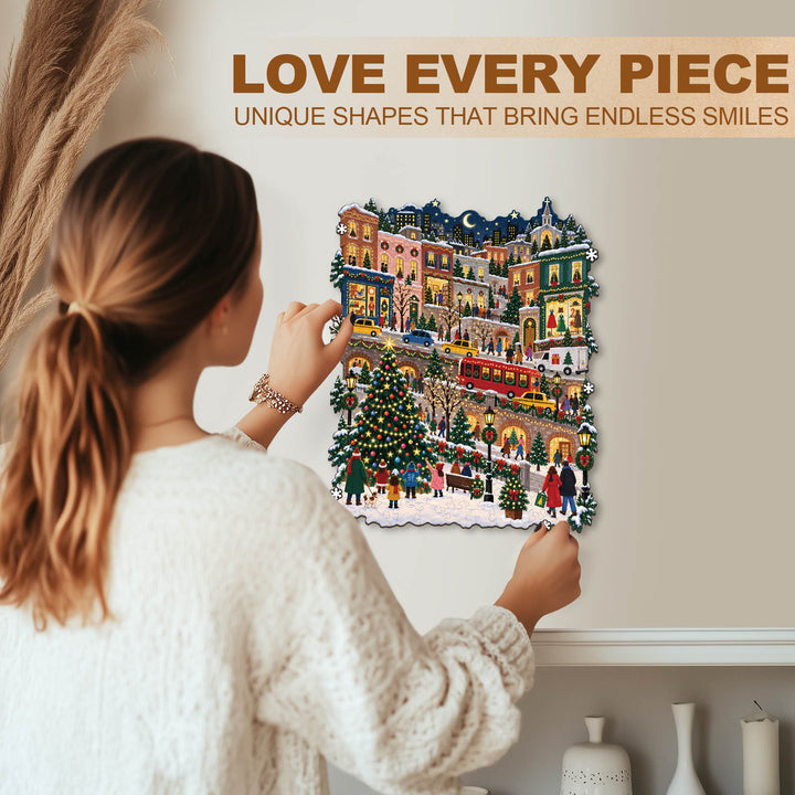 Christmas Corner Wooden Jigsaw Puzzle