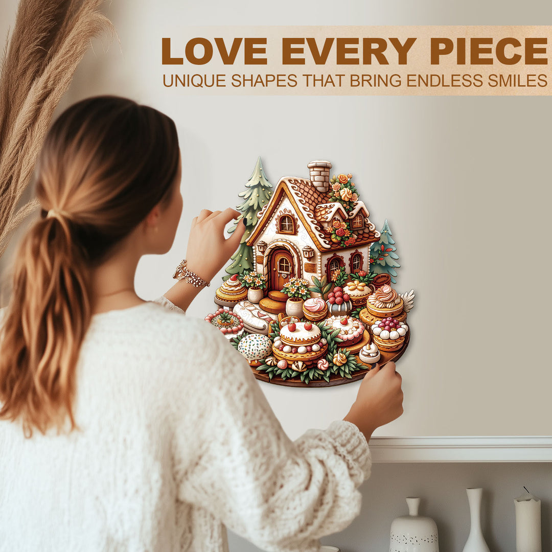 sweet house Wooden Jigsaw Puzzle