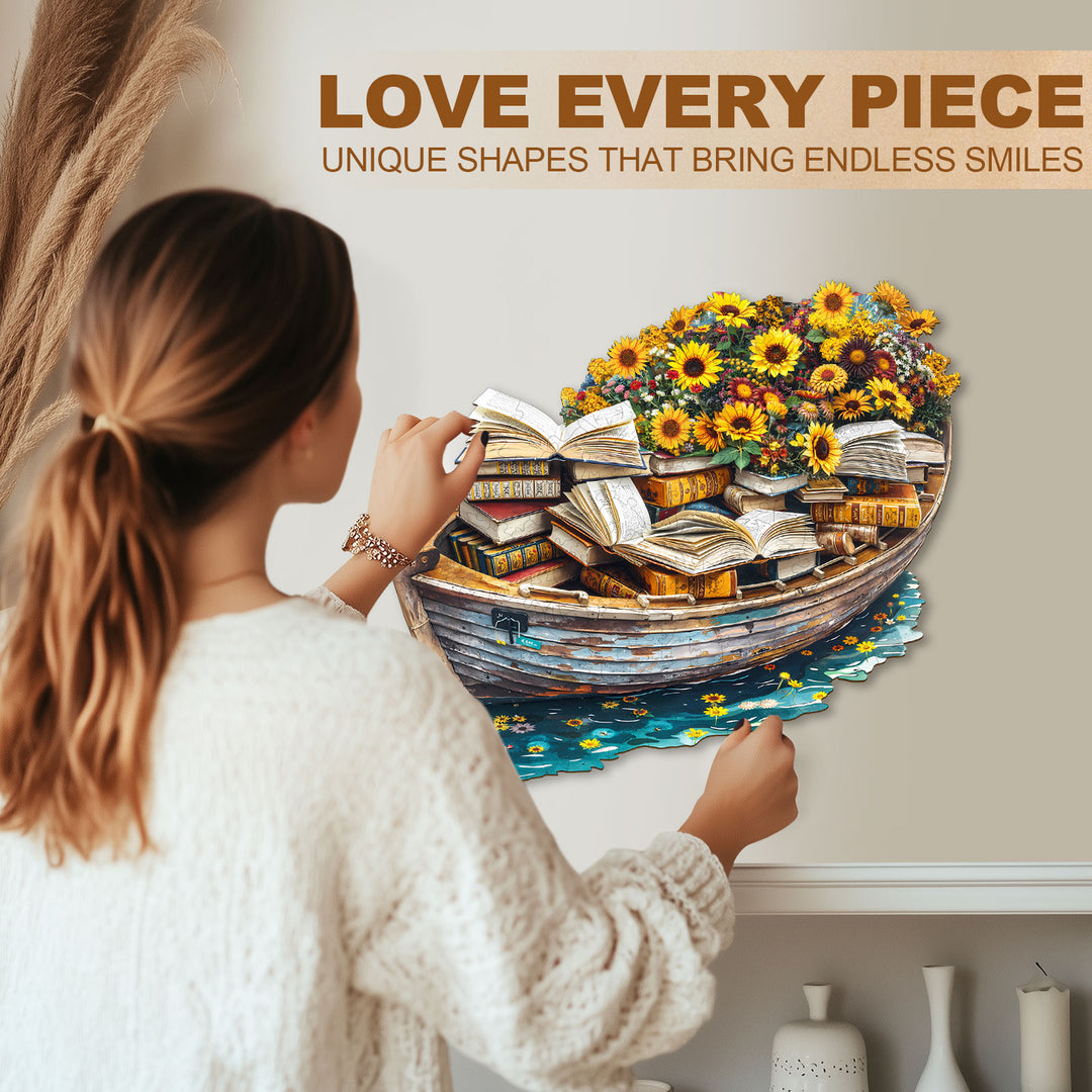 Read quietly Wooden Jigsaw Puzzle