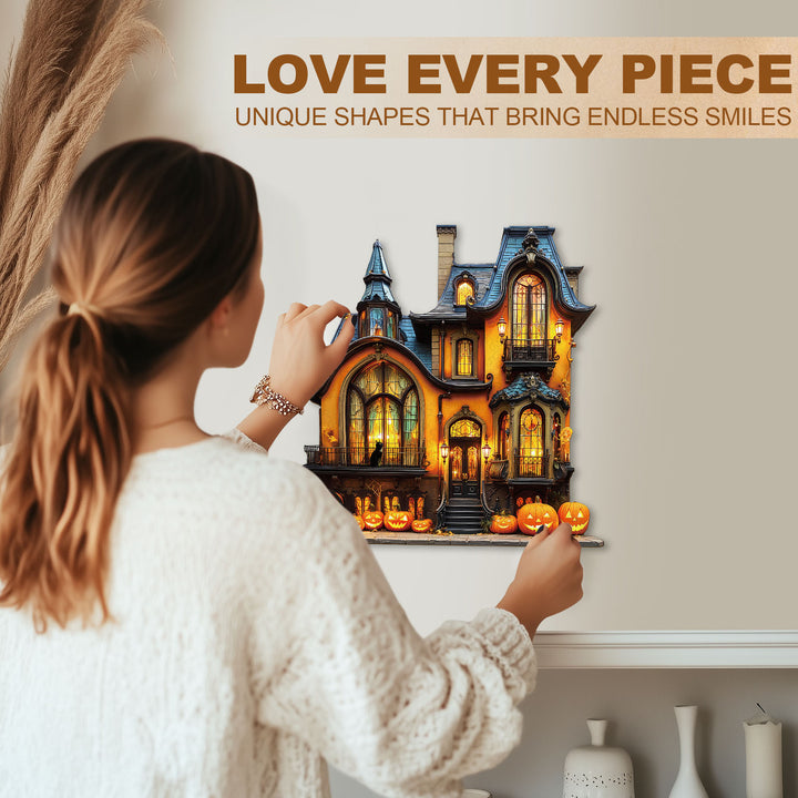 witch's house Wooden Jigsaw Puzzle