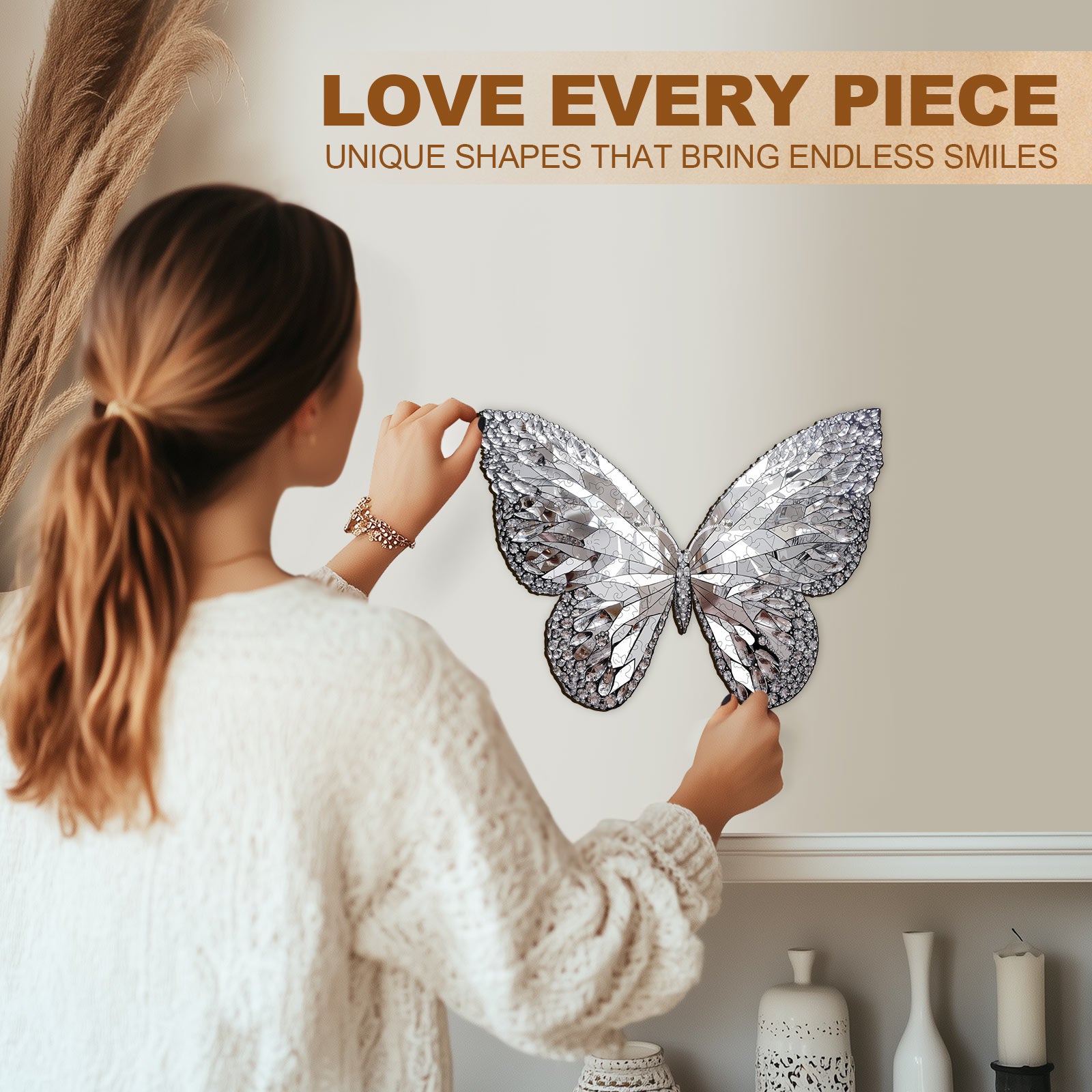 Rebirth Butterfly Wooden Jigsaw Puzzle