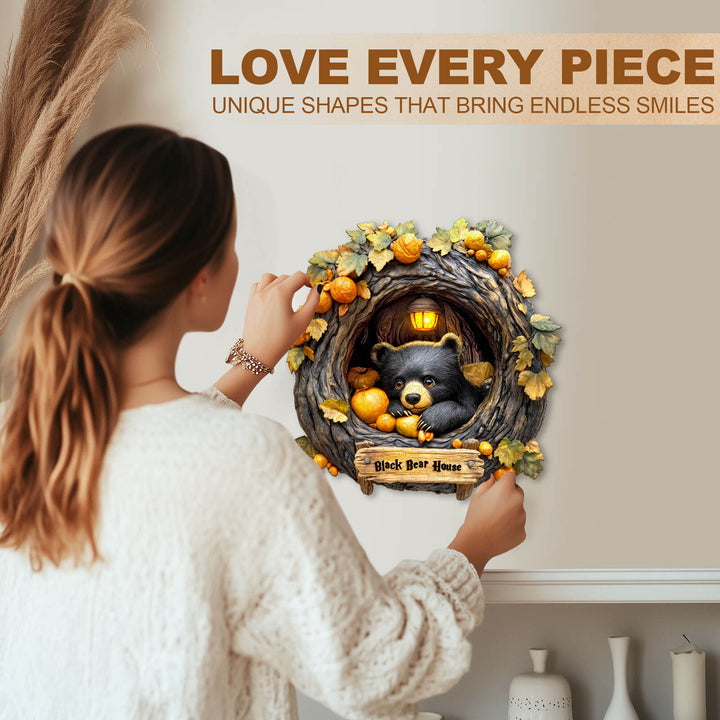 Puzzle en bois Orange Bear