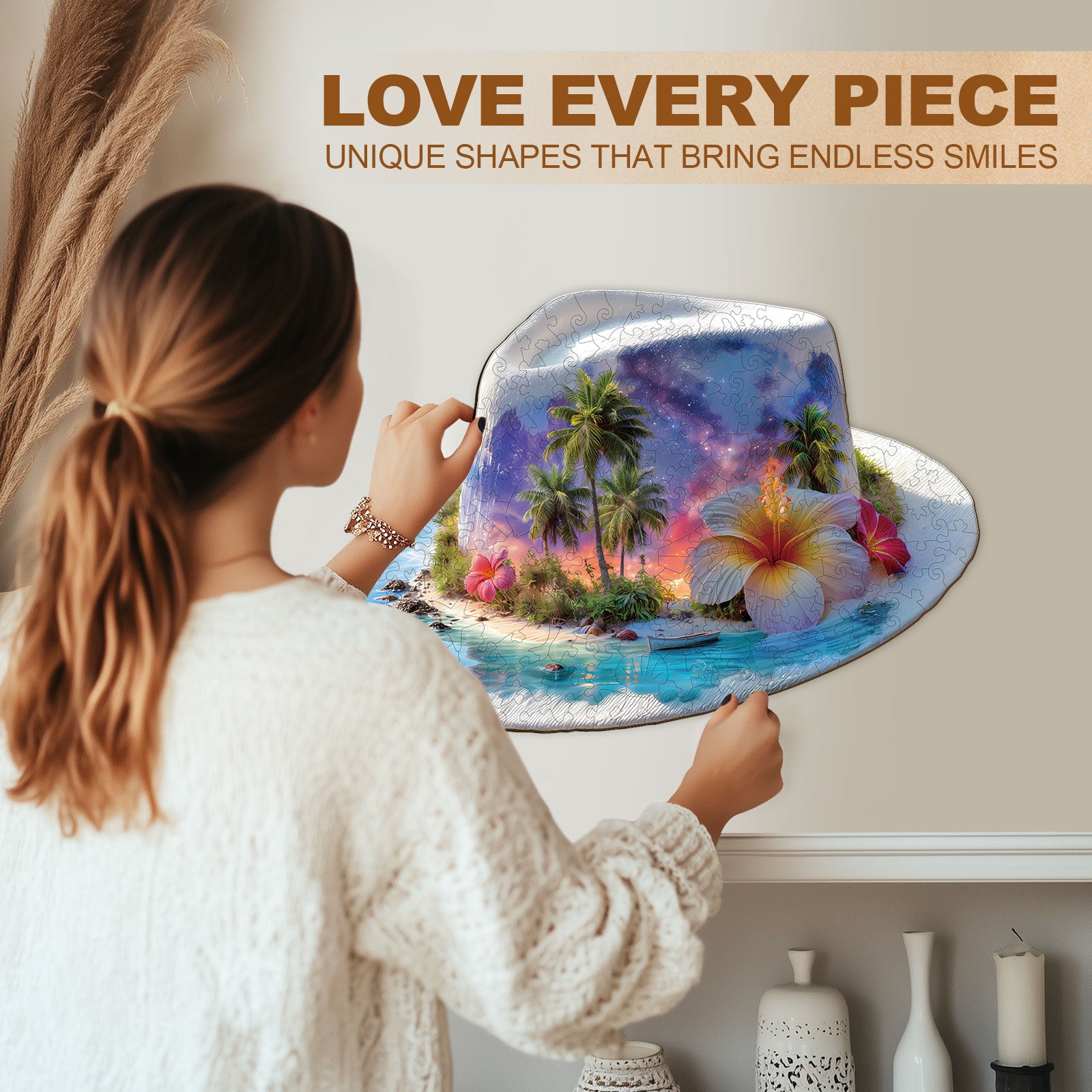 Paradise Cove Wooden Jigsaw Puzzle