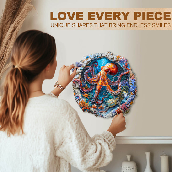Puzzle en bois Octopus Haven