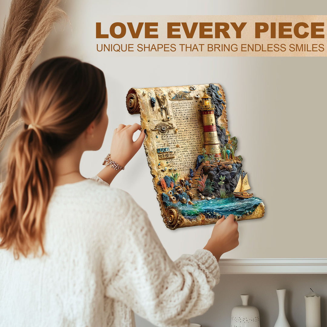 Lighthouse Tale Wooden Jigsaw Puzzle