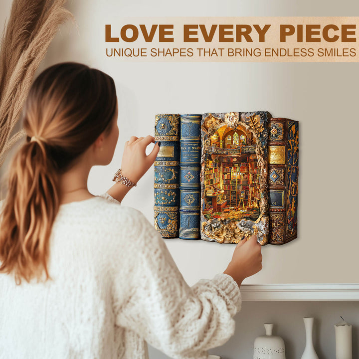 StoryRealm Tome Wooden Jigsaw Puzzle