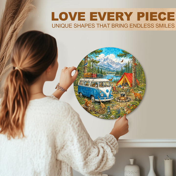 Forest Escape  Wooden Jigsaw Puzzle