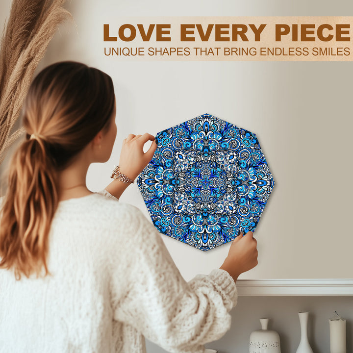 Indigo Soul Mandala - By Artist Lori Anne McKague