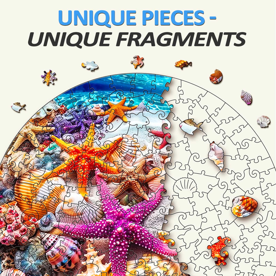 Puzzle en bois étoile de mer