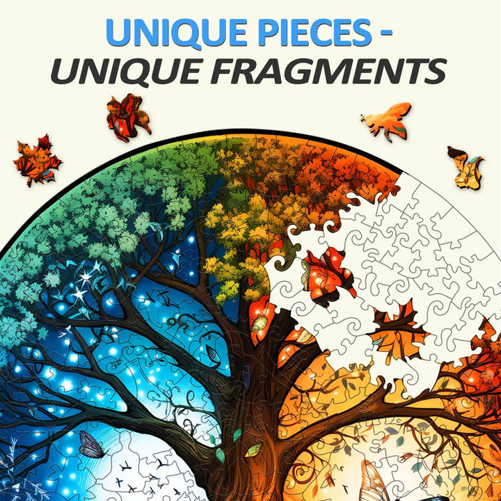 Puzzle en bois Arbre de vie Yin Yang 7