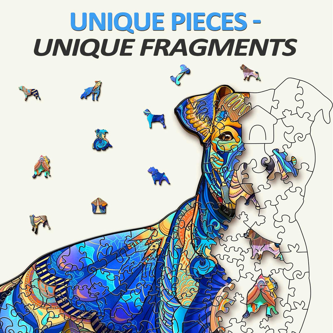 Pitbull Wooden Jigsaw Puzzle