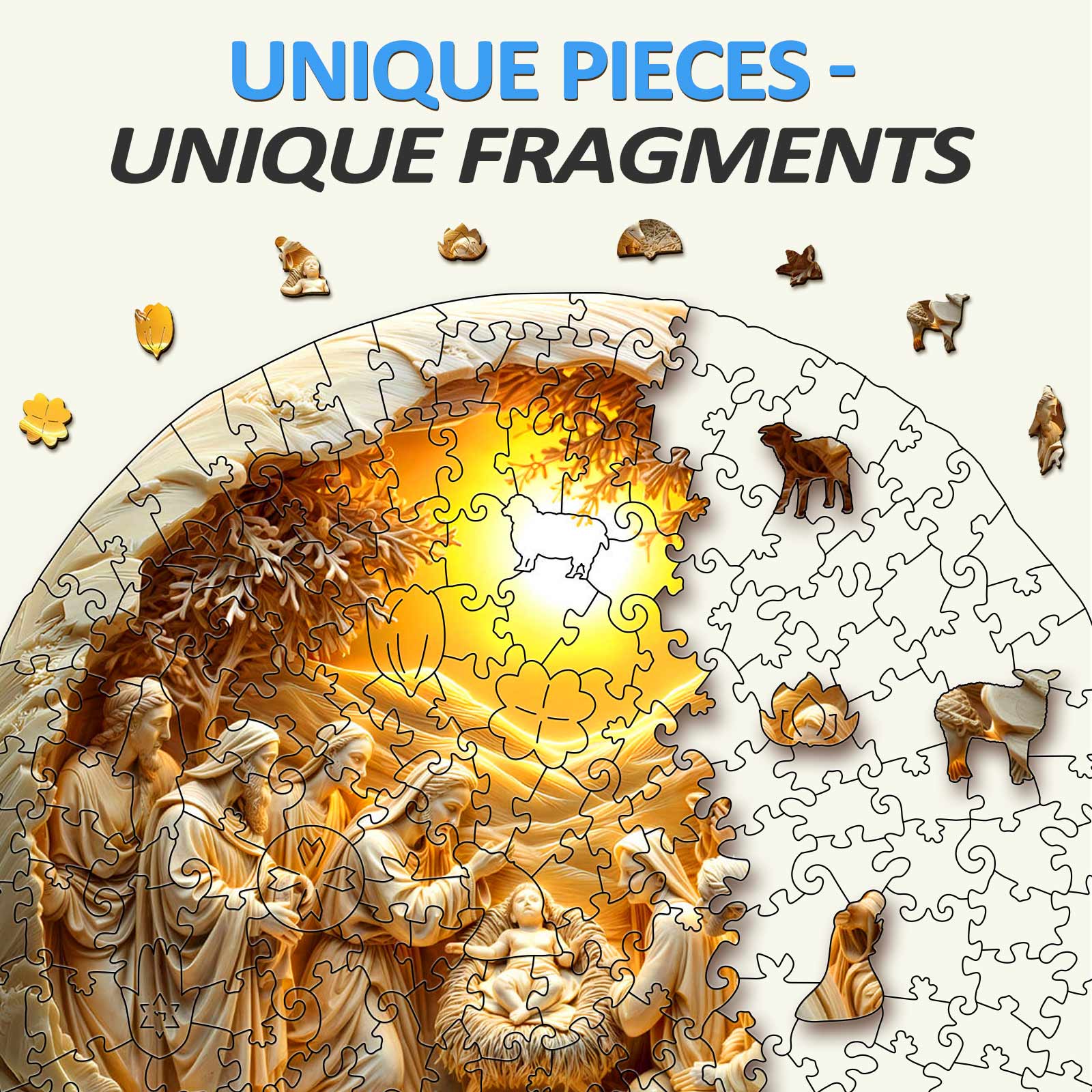 Rompecabezas de madera del Salvador