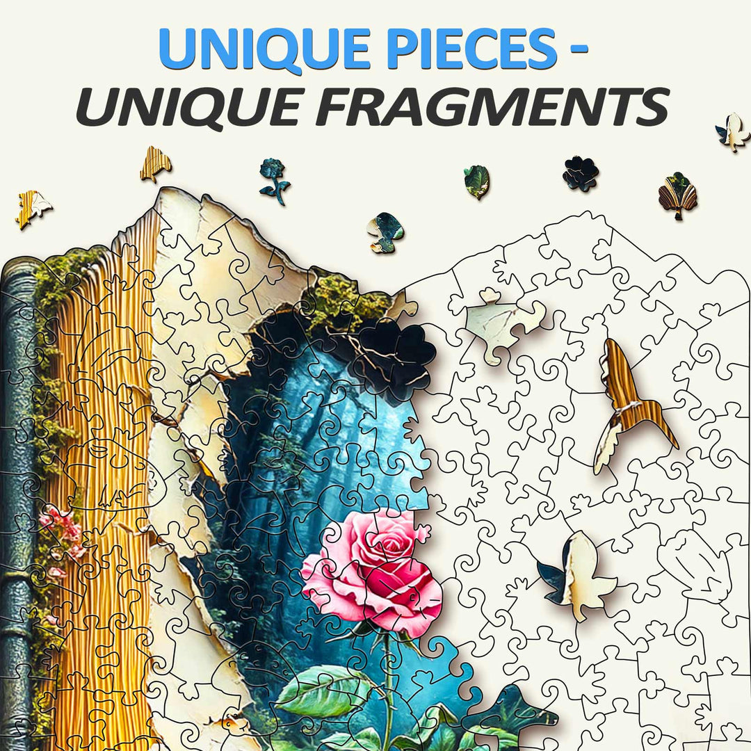 Blühende Geschichte Holzpuzzle