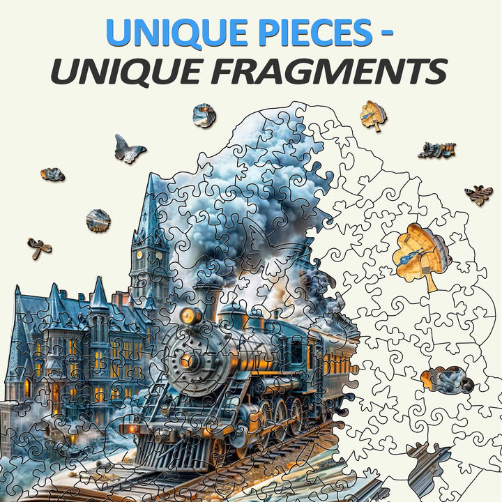 Rompecabezas de Madera Chrono Train