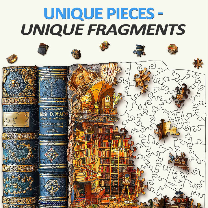 Story Realm Tome Wooden Jigsaw Puzzle