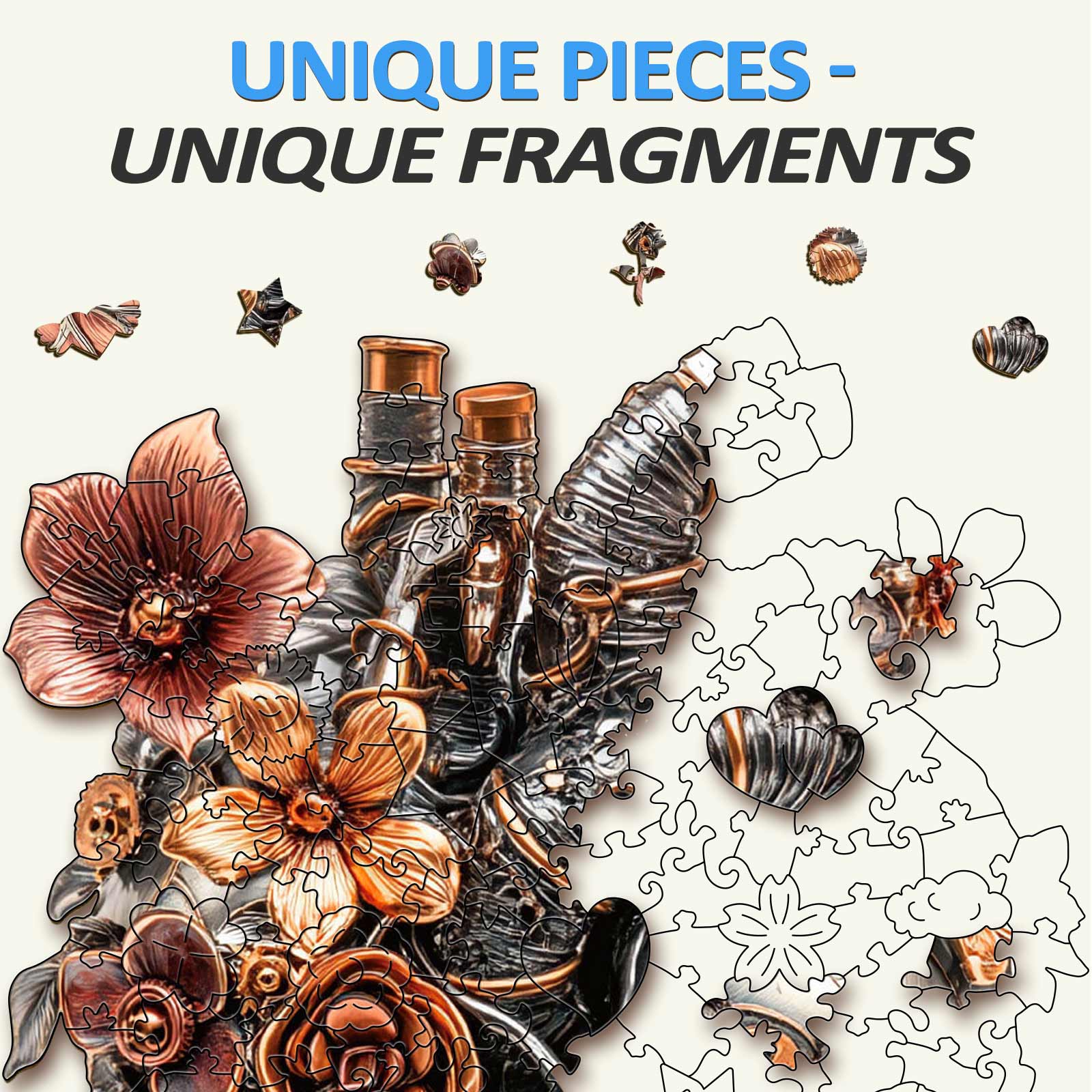 3D Mechanical Heart Wooden Jigsaw Puzzle