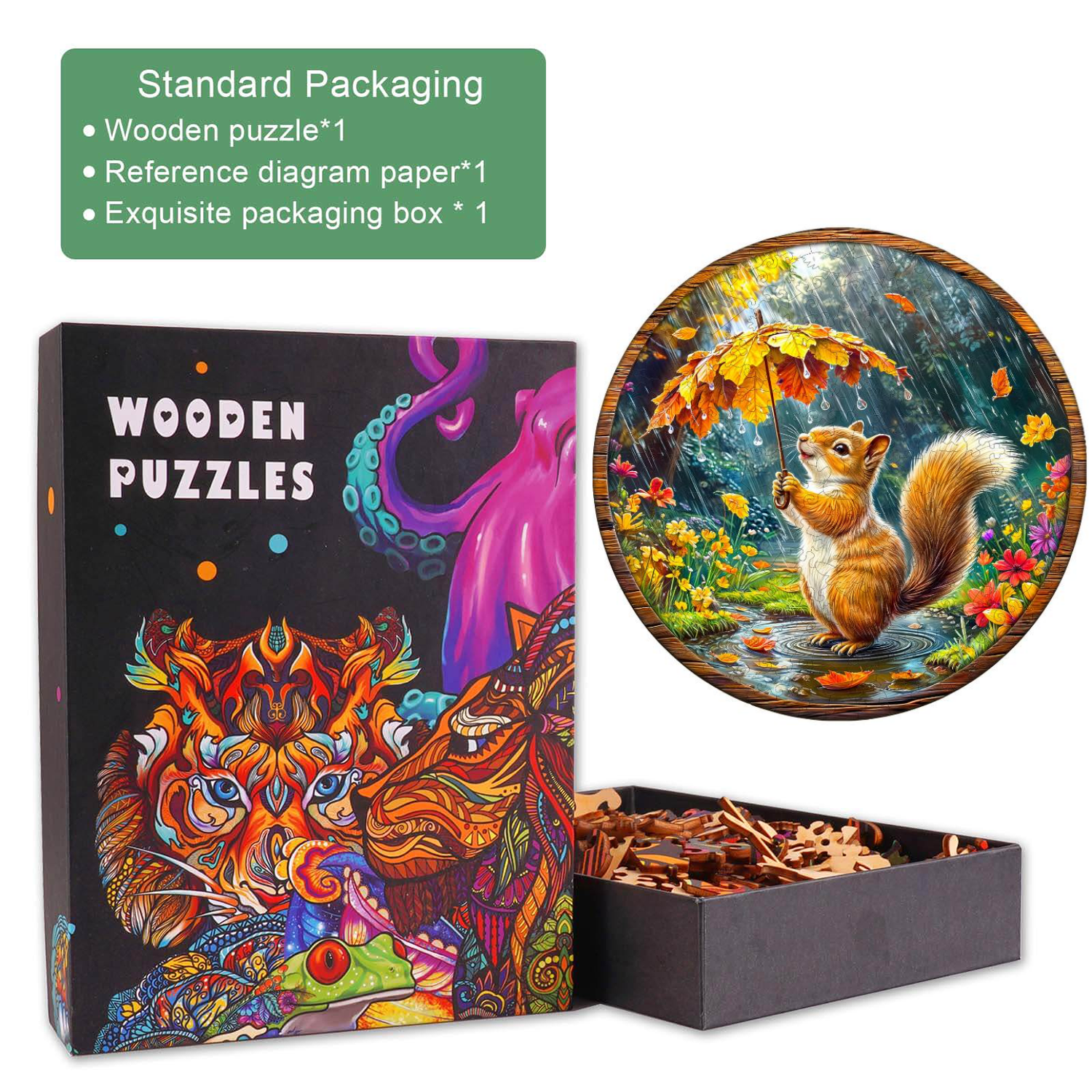 Puzzle en bois Squirrel Dreams