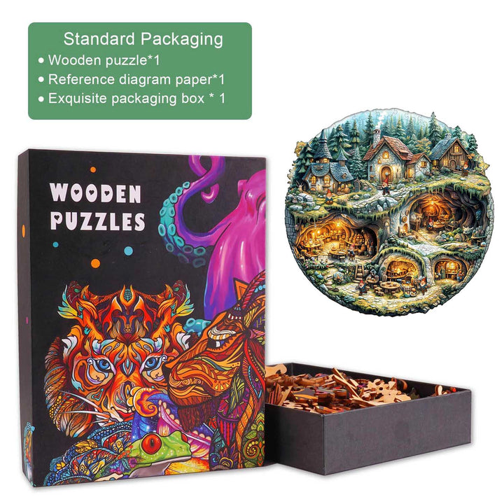 Goblin house Wooden Jigsaw Puzzle