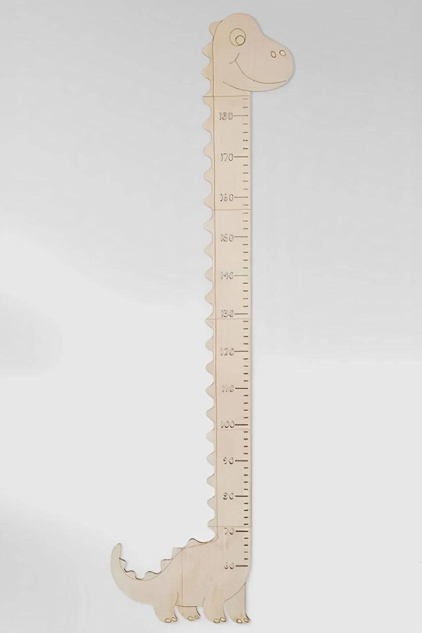 Personalized Wooden Dinosaur Growth Chart Ruler – Woodbests