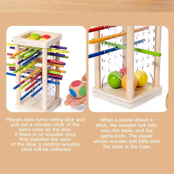 Wooden Children's Educational Balance Stick Toy