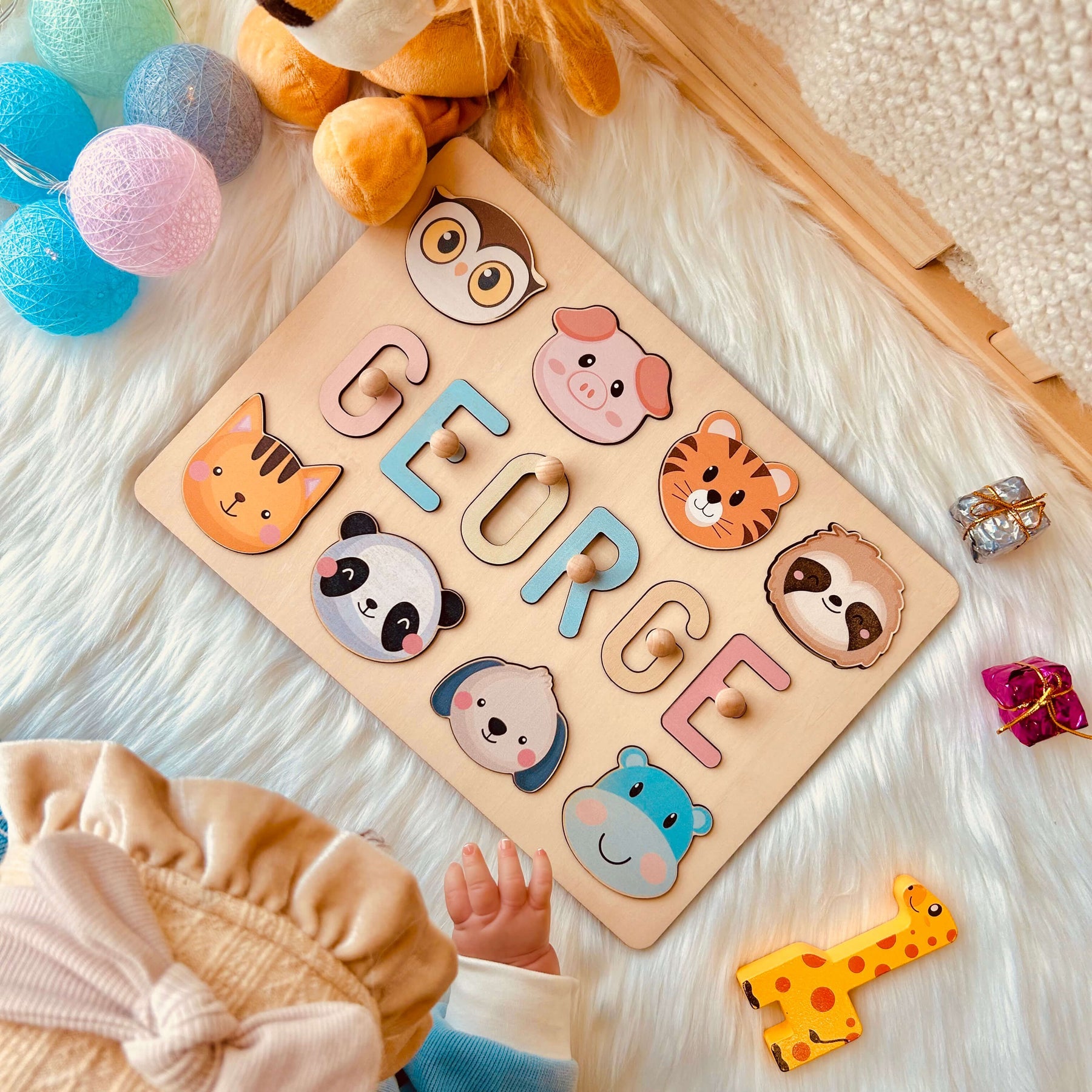 Personalized Wooden Baby Name Puzzle-2-Woodbests