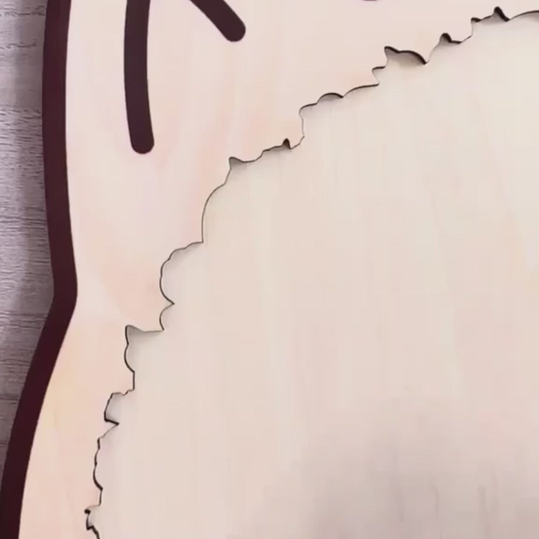 Morandi-Colored Cute Cat Shaped Wooden Jigsaw Puzzle