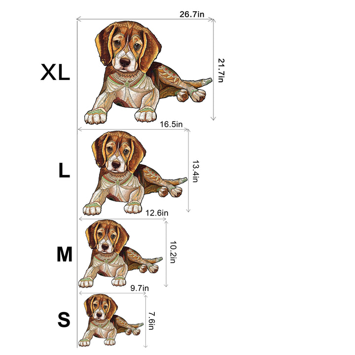 Beagle Wooden Jigsaw Puzzle