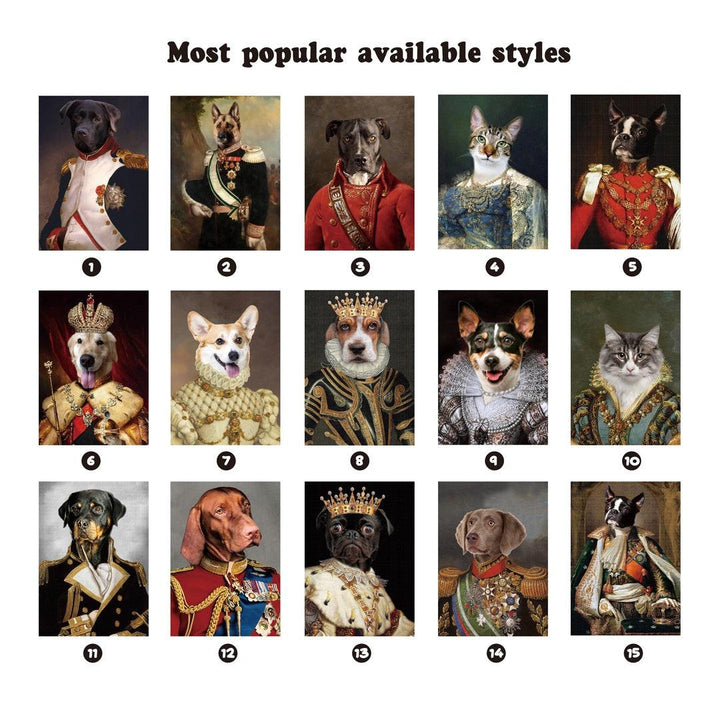 Custom Pet Portrait Frame