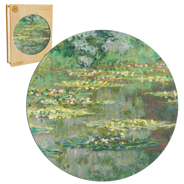 Monet's Water Lilies-1 Wooden Jigsaw Puzzle - Woodbests