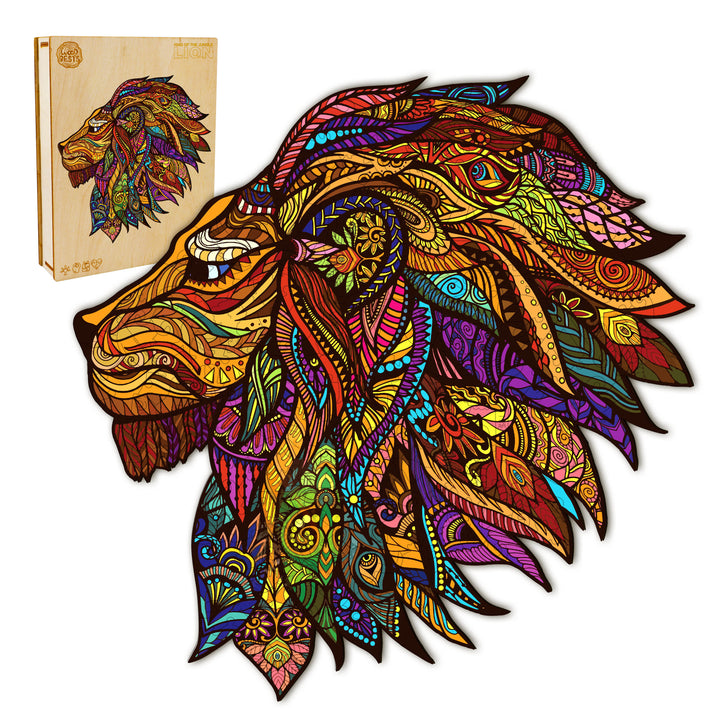 The Jungle King Wooden Jigsaw Puzzle
