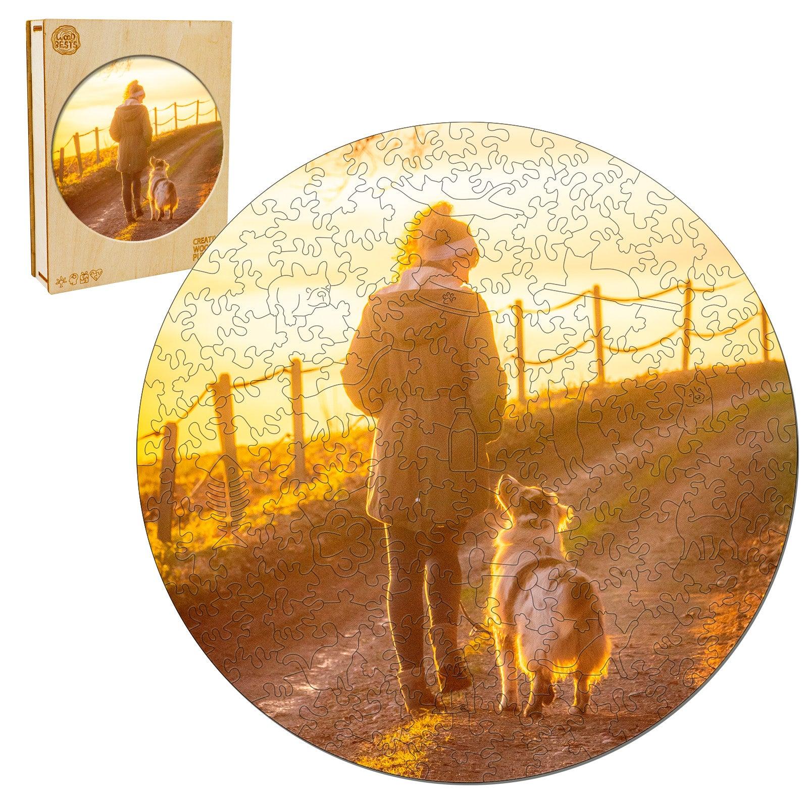 Personalized PET Lover Leisure Time Photo Puzzle