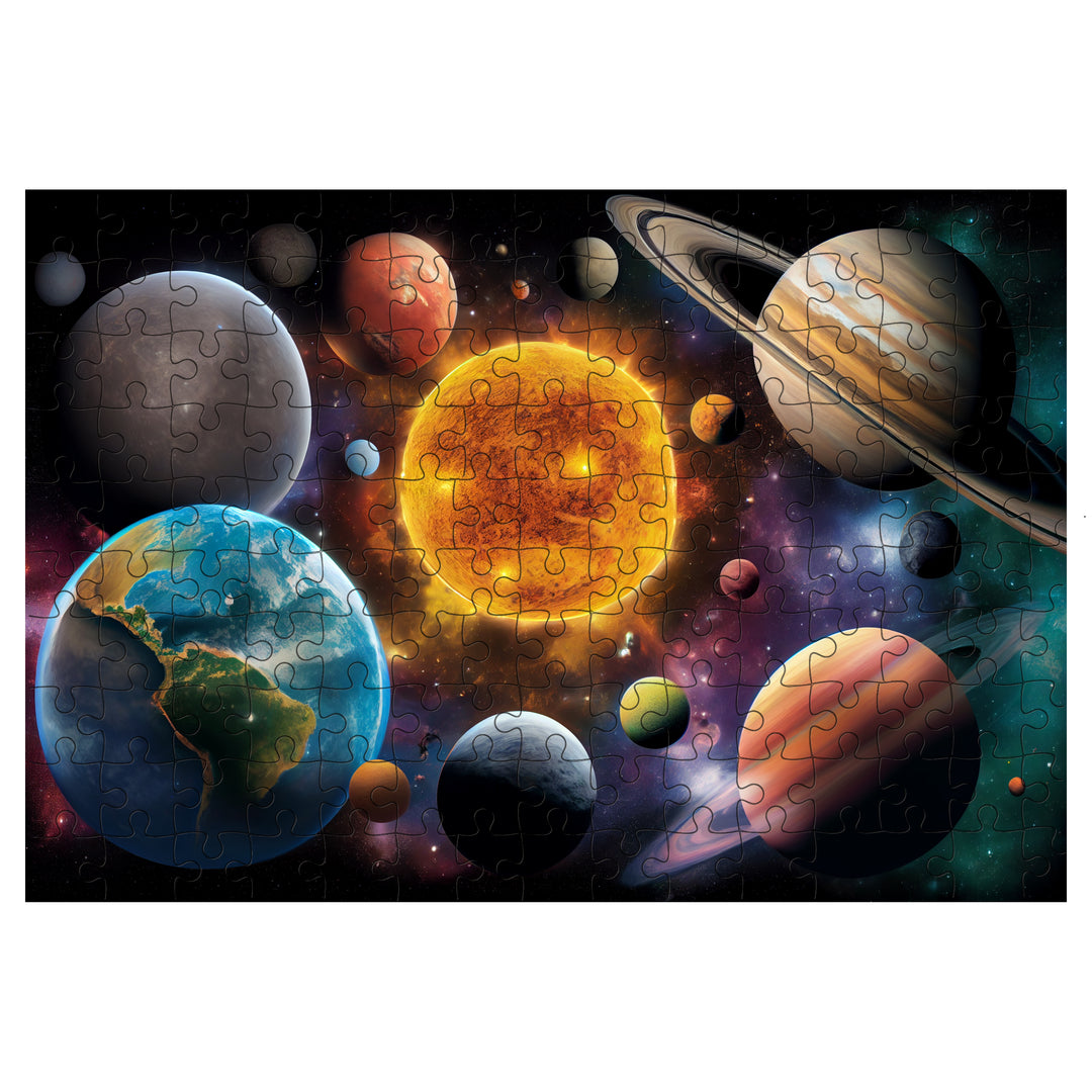 Solar System Planets Jigsaw Puzzle[300PCS/500PCS/1000PCS]-Woodbests