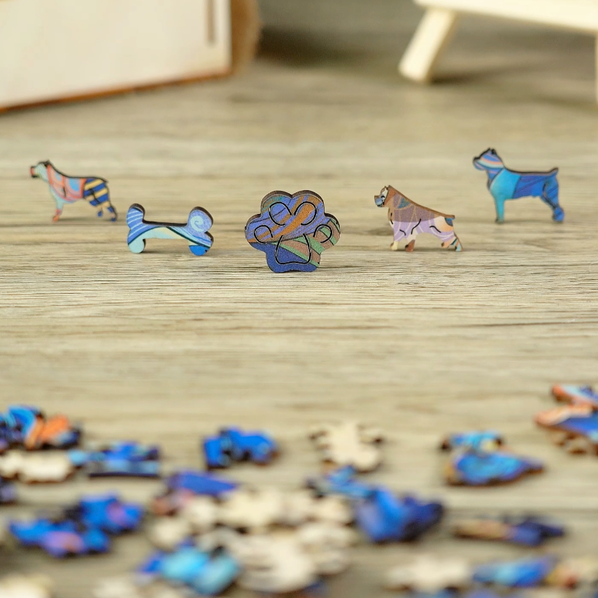 Pitbull Wooden Jigsaw Puzzle