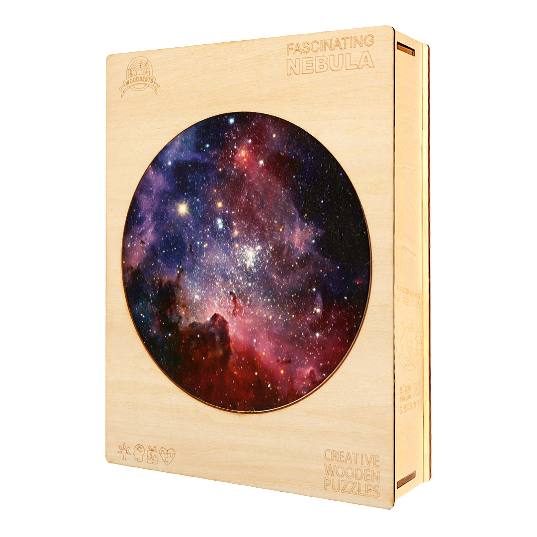 Fascinating Nebula Wooden Jigsaw Puzzle - Woodbests