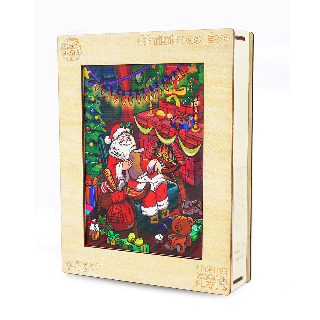 Christmas Eve Wooden Jigsaw Puzzle