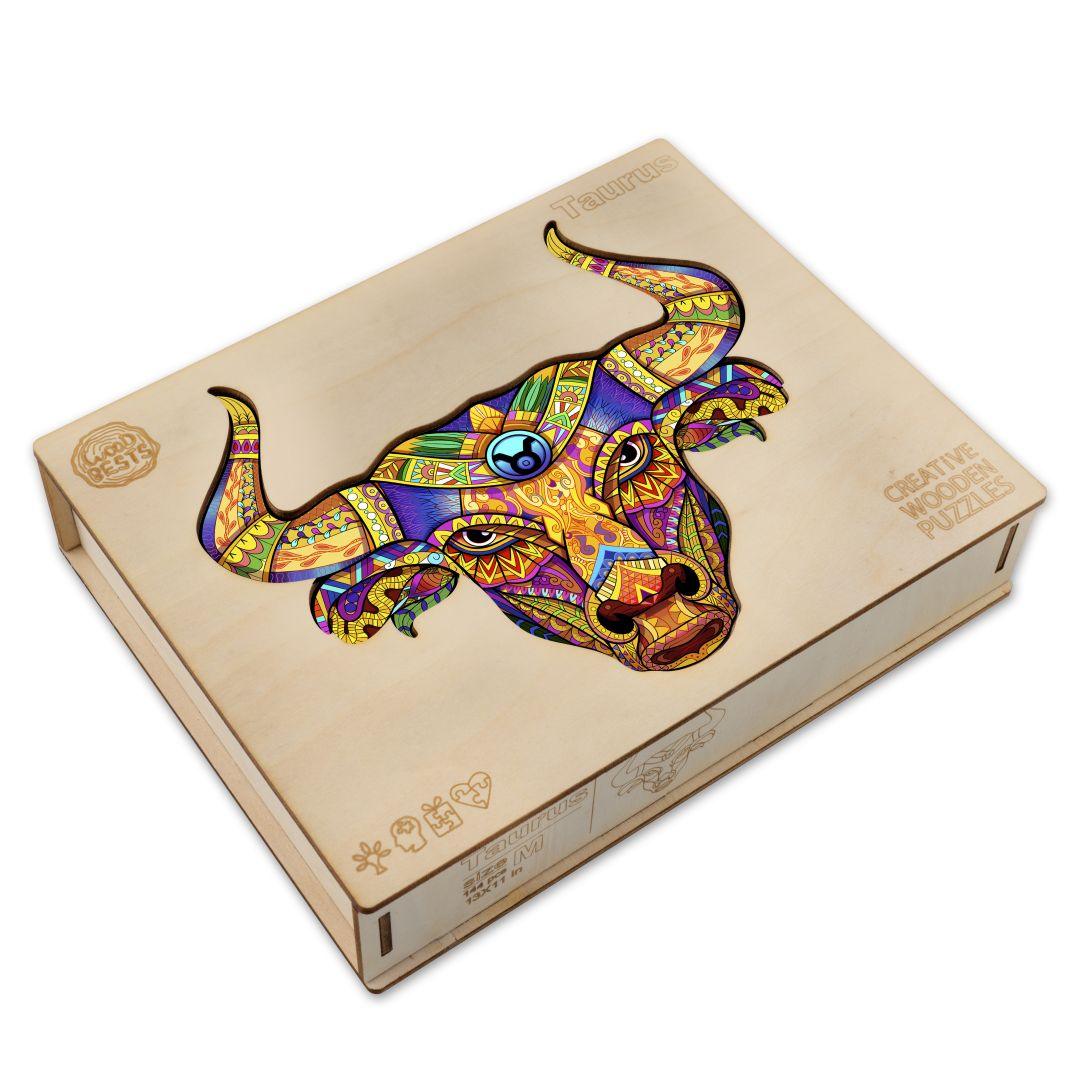 Constellation Taurus Wooden Jigsaw Puzzle - Woodbests