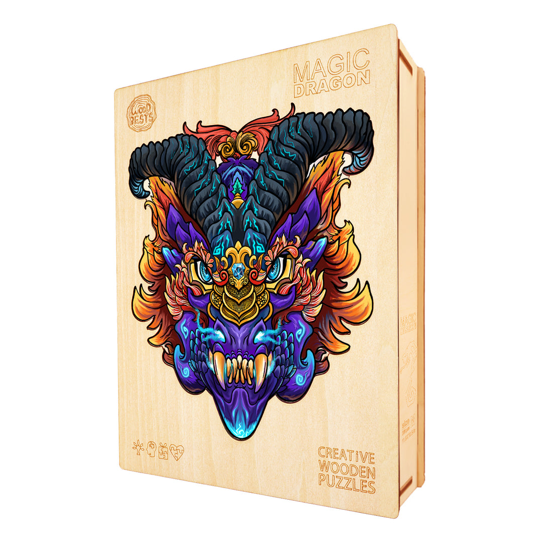Magic Dragon Wooden Jigsaw Puzzle - Woodbests