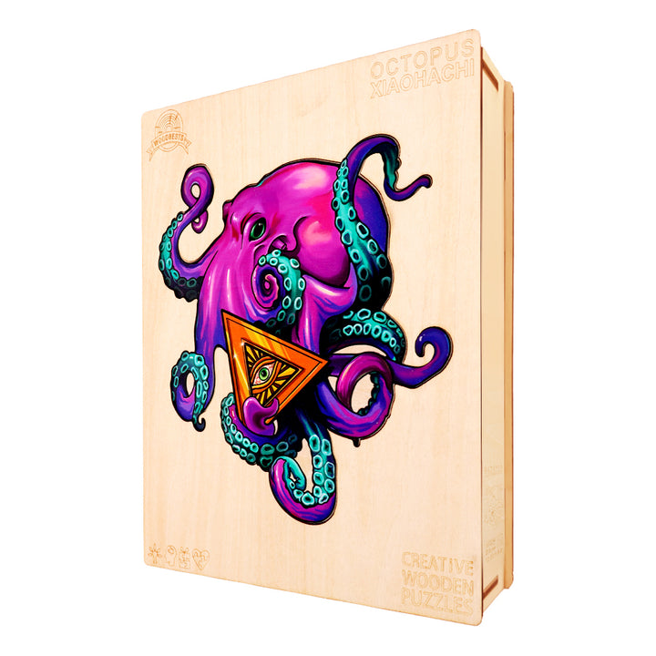 Octopus Xiaohachi Wooden Jigsaw Puzzle - Woodbests