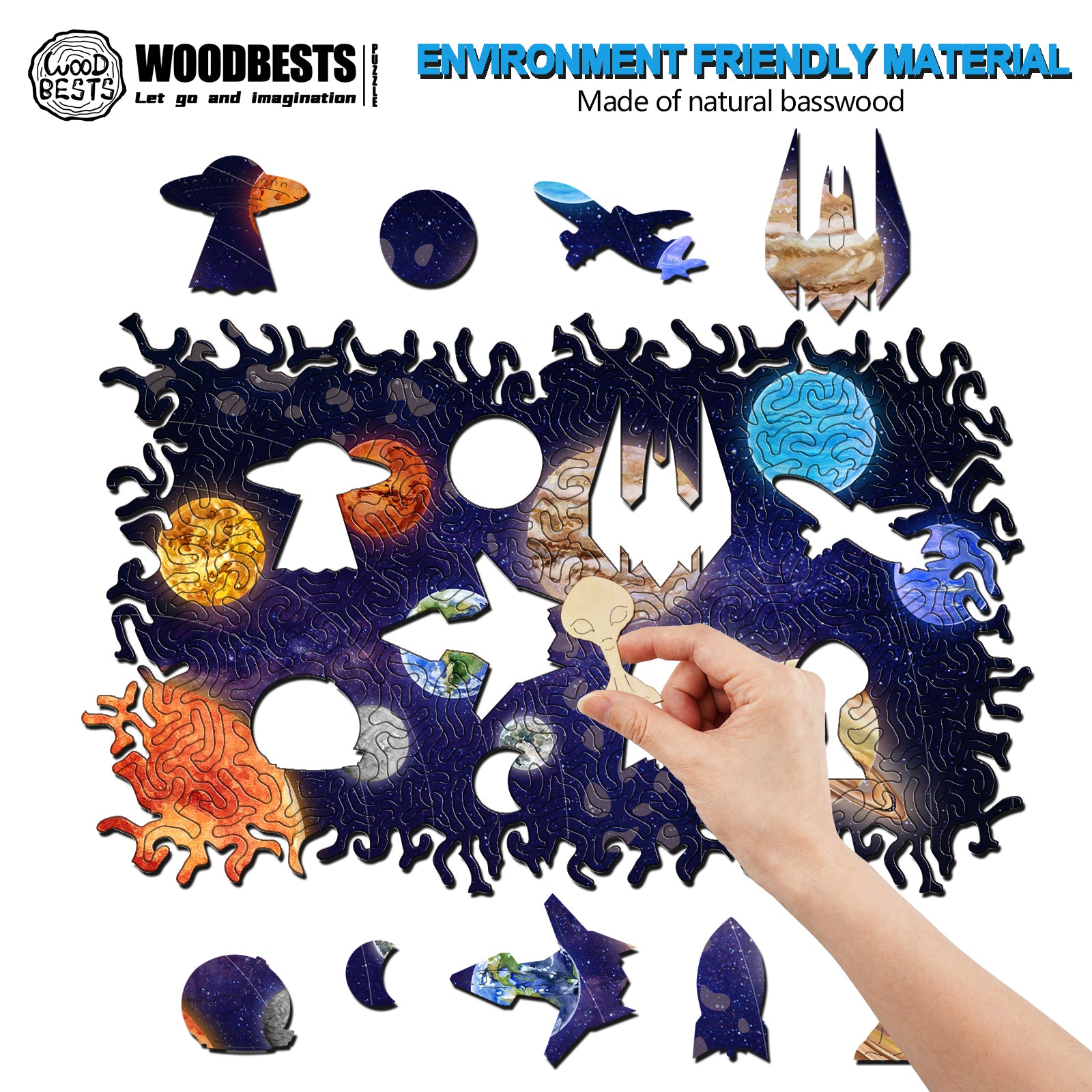 Vast Universe Wooden Jigsaw Puzzle