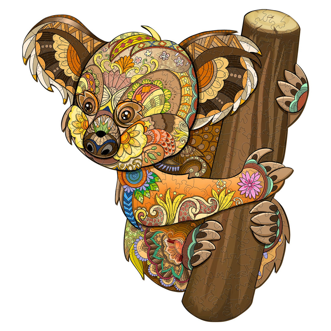 Cute Koala Wooden Jigsaw Puzzle