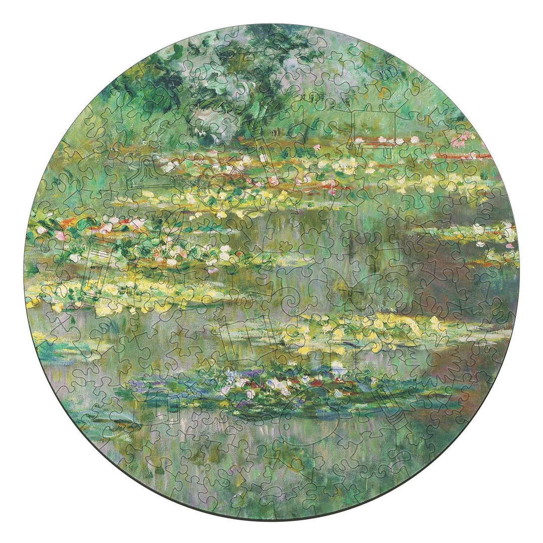 Monet's Water Lilies-1 Wooden Jigsaw Puzzle