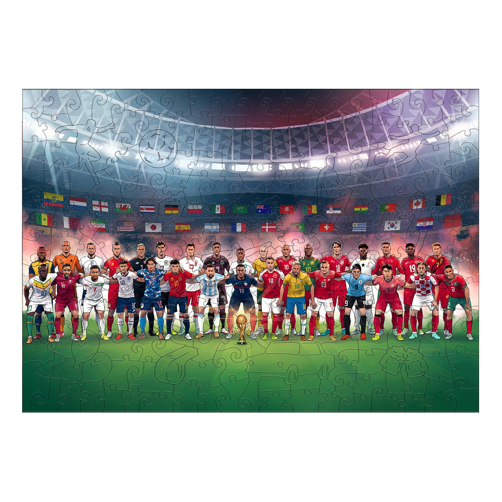 The World Cup Challenge(Accept Personalized Photo Puzzle)