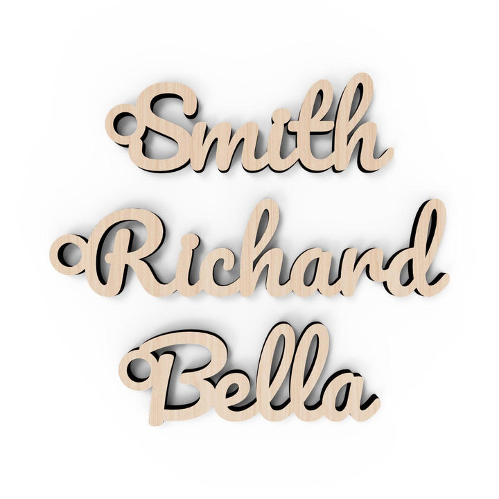 Gift Name Wood Tags Personalized Birthday Festival Gift Tags