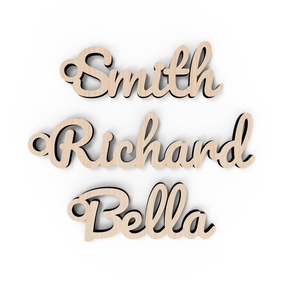 Gift Name Wood Tags Personalized Birthday Festival Gift Tags-Woodbests
